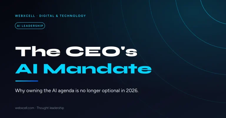 The CEO’s AI Mandate: Why Owning the Agenda Is No Longer Optional